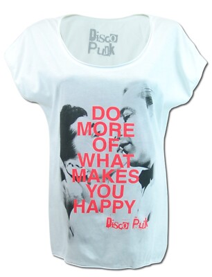 T-Shirt Damen ,Restposten Disco Punk  Do More Of....  Größe L