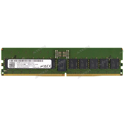 Micron 32GB 1Rx4 PC5-4800 EC8 RDIMM DDR5-38400 ECC Registered Server Memory RAM - Picture 2 of 4