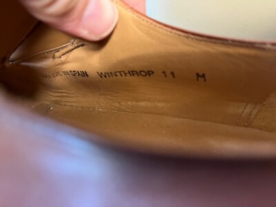 Mezlan Winthrop Brown/Tan Shoes, Mens Size 7 Monk Strap, Leather Loafers Mezlan Winthrop Brown/Tan Shoes, Mens Size 11, Monk Strap  main image 3