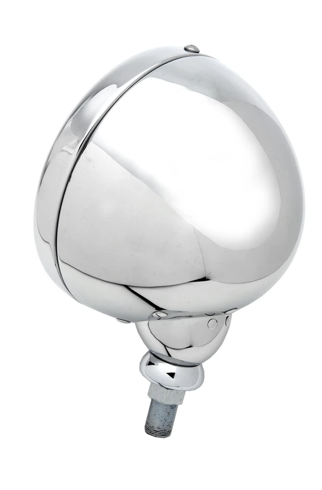 Pair 5 3/4" Polished stainless headlamps without sidelight Kit Car/Morgan/Austin - Image 2 of 3