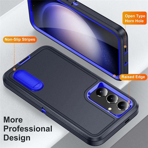 For Samsung S25 S24 FE S23 S22 Ultra Plus Case Heavy Duty Shockproof Tough Cover - Picture 42 of 94