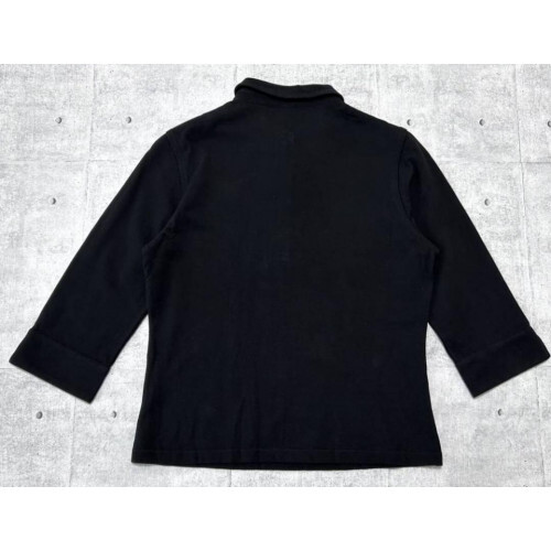 Burberry London 3/4 Sleeves, Half-Zip Polo Shirt in Black Burberry London 3/4 Sleeves, Half-Zip Polo Shirt in Black