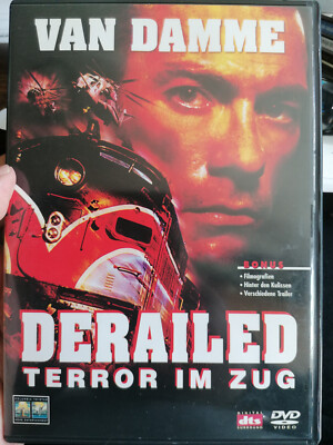 DVD Rarität: JEAN CLAUDE VAN DAMME in DERAILED - TERROR IM ZUG  (2002) UNCUT