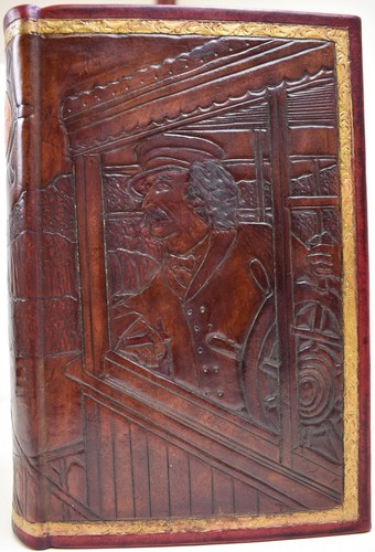 MARK TWAIN 1883 1st Ed LIFE ON THE MISSISSIPPI Bookpa’s Leather Cover+ Slipcase - Picture 3 of 24