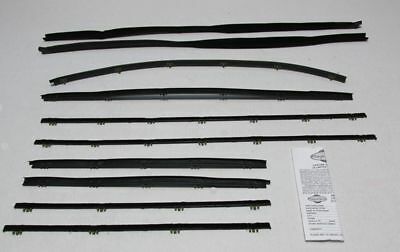 1965 Chevy Chevelle 4 Dr Sedan Superkit 10 Pcs Felt Kit & Glass Run Set, CCH229A