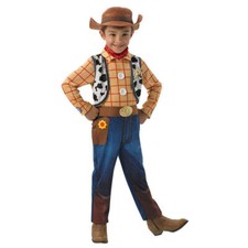 Kids Toy Story 4 Woody Costume Cowboy The Western Sheriff Halloween Outfit Hat