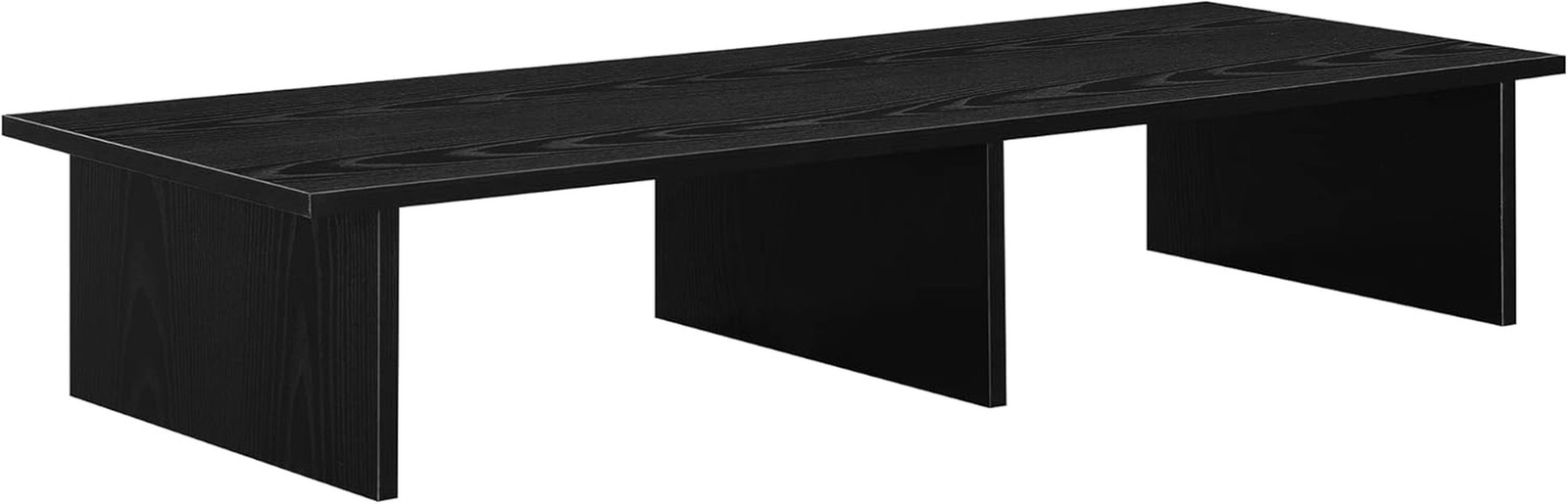 Stylish Black TV/Monitor Riser for TVs up to 46 Inches - Des