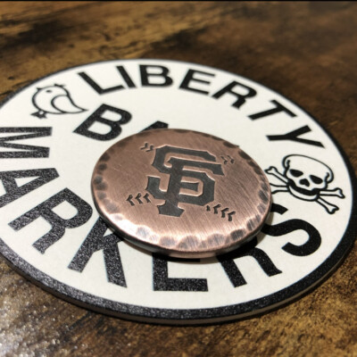 SAN FRANCISCO GIANTS!  Hand Crafted Custom Golf Ball Marker!