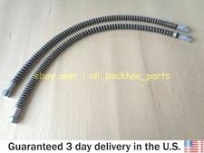 JCB BACKHOE - HOSE 3/8 BSP 800 MM WITH SPRING GUARD, 2 PCS. (PART NO. 612/80156)