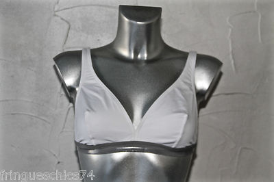 Haut De Bikini Eres Blanc - Taille 44 FR (US 12), Polyamide, Neuf Avec étiquettes, Valeur 190€