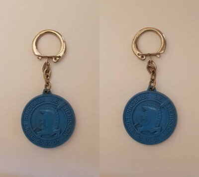 Schlüsselanhänger Pinsel Le Hérisson, Lille, rund blau (pc)