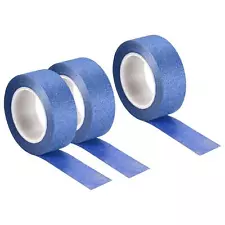 Glitter Tape, Decorative Craft Tape Self Adhesive Stick 1.5cmx10m Deep Blue 3Pcs