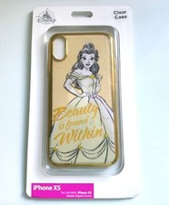 NEW DISNEY PARKS D-TECH BELLE BEAUTY & THE BEAST CLEAR PHONE CASE FITS iPHONE XS