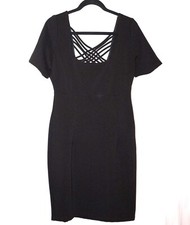 Forever 21 exclusive Black Dress with Criss-Cross on a Back sz L