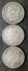 1883 S, 1888, and 1888 O $1 Morgan Silver Dollars