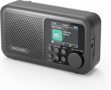 Roxel RDR-30 Portable DAB+ FM Radio with BT Black - Used