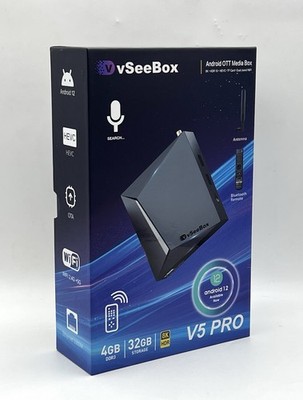 vSeeBox V5 PRO Android Box 32GB 4GB 8K HDR Wi-Fi HDMI Quad Core Dolby