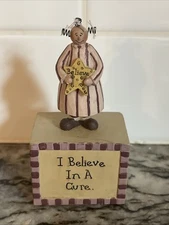 Suzi Skogland Blossom Bucket Figurine I Believe In A Cure