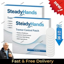 2X Steadyhands Tremor Control Patch, Steady Hands Control Patch -Hand Stabilizer