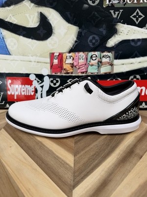 Nike Air Jordan ADG 4 Golf Shoes Men's 9 White/Black DM0103-110