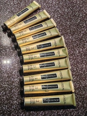 10x L'Oreal Preference 3 Shine Protect Conditioner (54 ml/Tube)