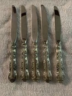 VTG Sterling Silver Handled Gorham Strasbourg, 5 Dinner Knives, 9”
