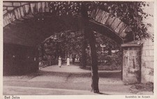 Postkarte - Bad Sulza / Durchblick im Kurpark (66)