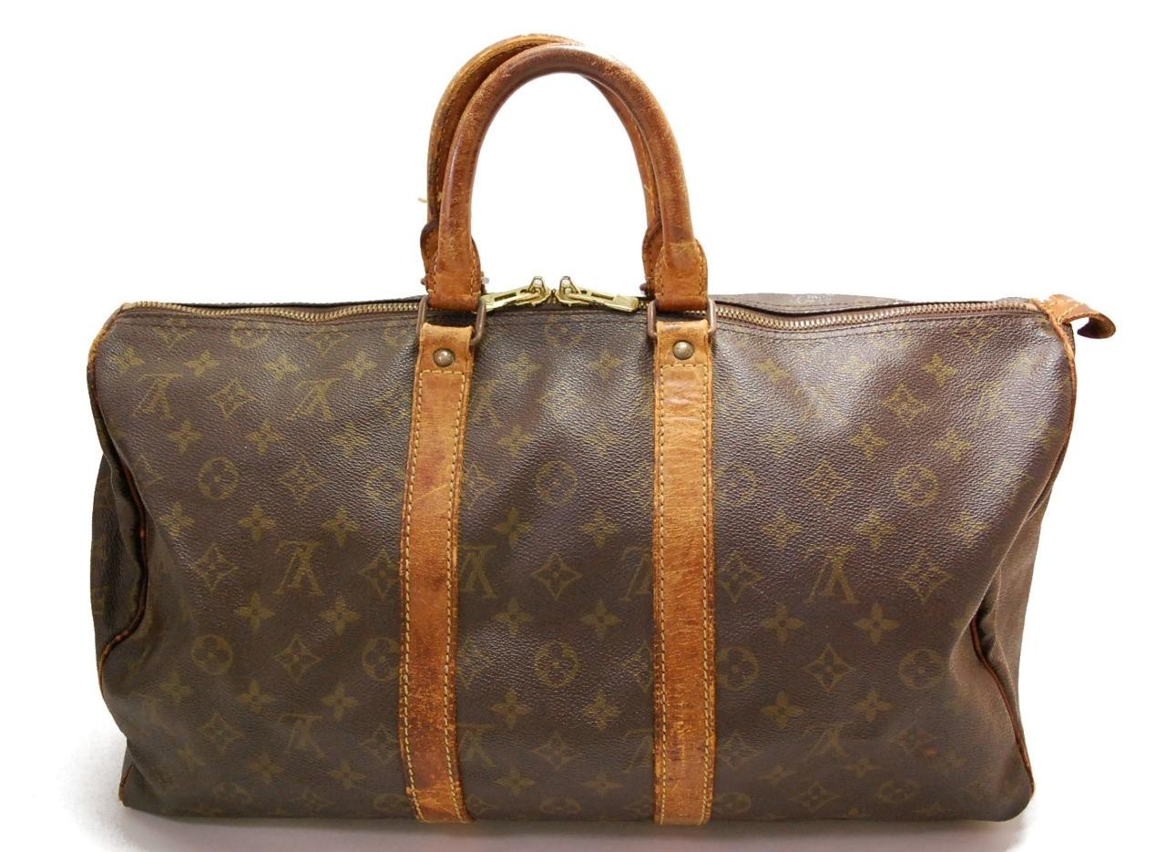 Auth LOUIS VUITTON MONOGRAM  KEEPALL 45 DUFFLE BAG SD 0708a