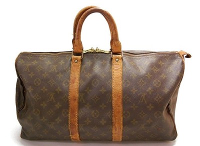 Auth LOUIS VUITTON MONOGRAM  KEEPALL 45 DUFFLE BAG SD 0708a