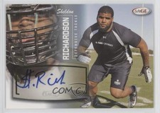 2013 SAGE Auto Silver Sheldon Richardson #45 Auto 1u6
