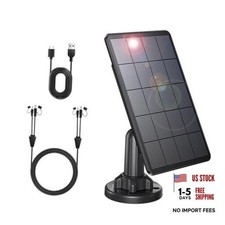 Trail Camera Solar Panel 12V/6V Solar Panel 4000mAh 3W Solar Battery Kit 