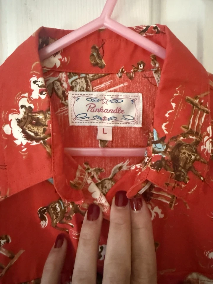 Girls Western Shirt Size L - Image 3 of 3