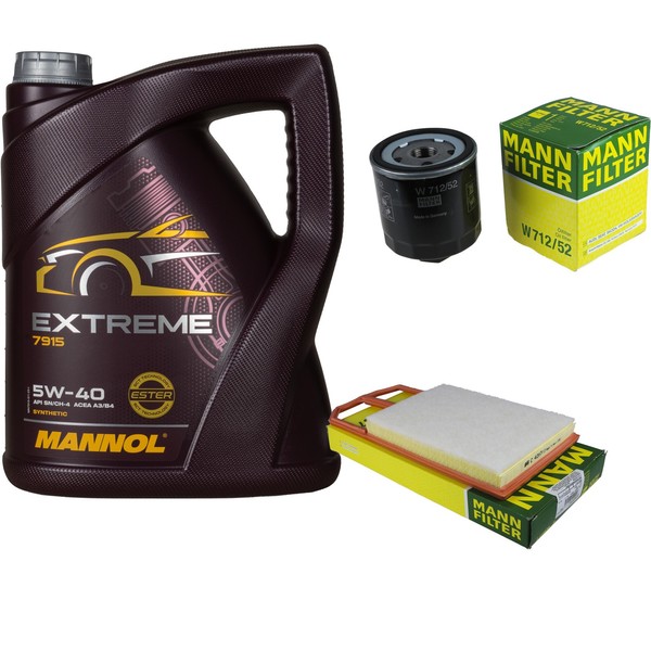 Inspektionspaket 5L Mannol Extreme 5W-40 FüR VW Golf IV 1.4 16V 1.6 Lupo Seat-image
