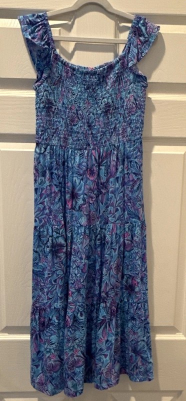 Lilly Pulitzer Girls Size Large Maxi Dress EUC