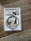 2022-W Proof $1 American Silver Eagle PCGS PR70DCAM Trump 45th President Label