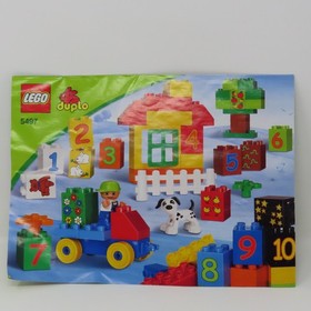 LEGO DUPLO Play with Numbers 5497 | Vintage | Used w/ Original Box & Manual