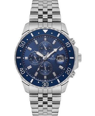 DANIEL KLEIN Men Analog Quartz Casual Watch Classic Dress Blue Dial Waterproof R