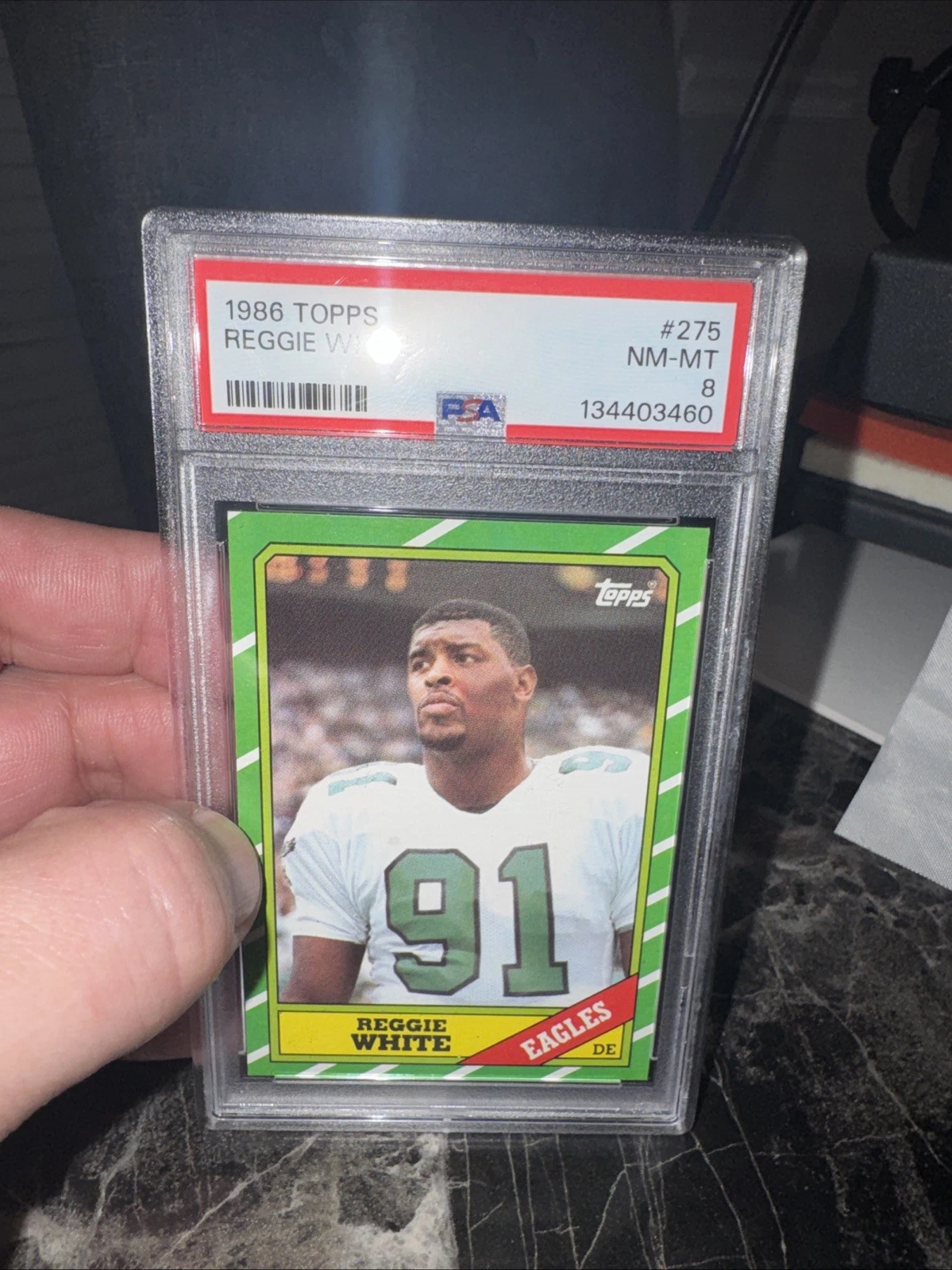Deal for 1986 Topps #275 Reggie White Rookie PSA 8 NMMT!! Sharp and Nice!
