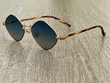 Chrome Hearts Diamond Dog Oval Sunglasses