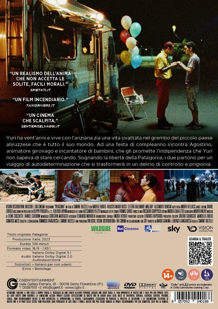 Patagonia (DVD) Andrea Fuorto Augusto Mario Russi Simone Bozzelli (UK IMPORT) thumbnail 2