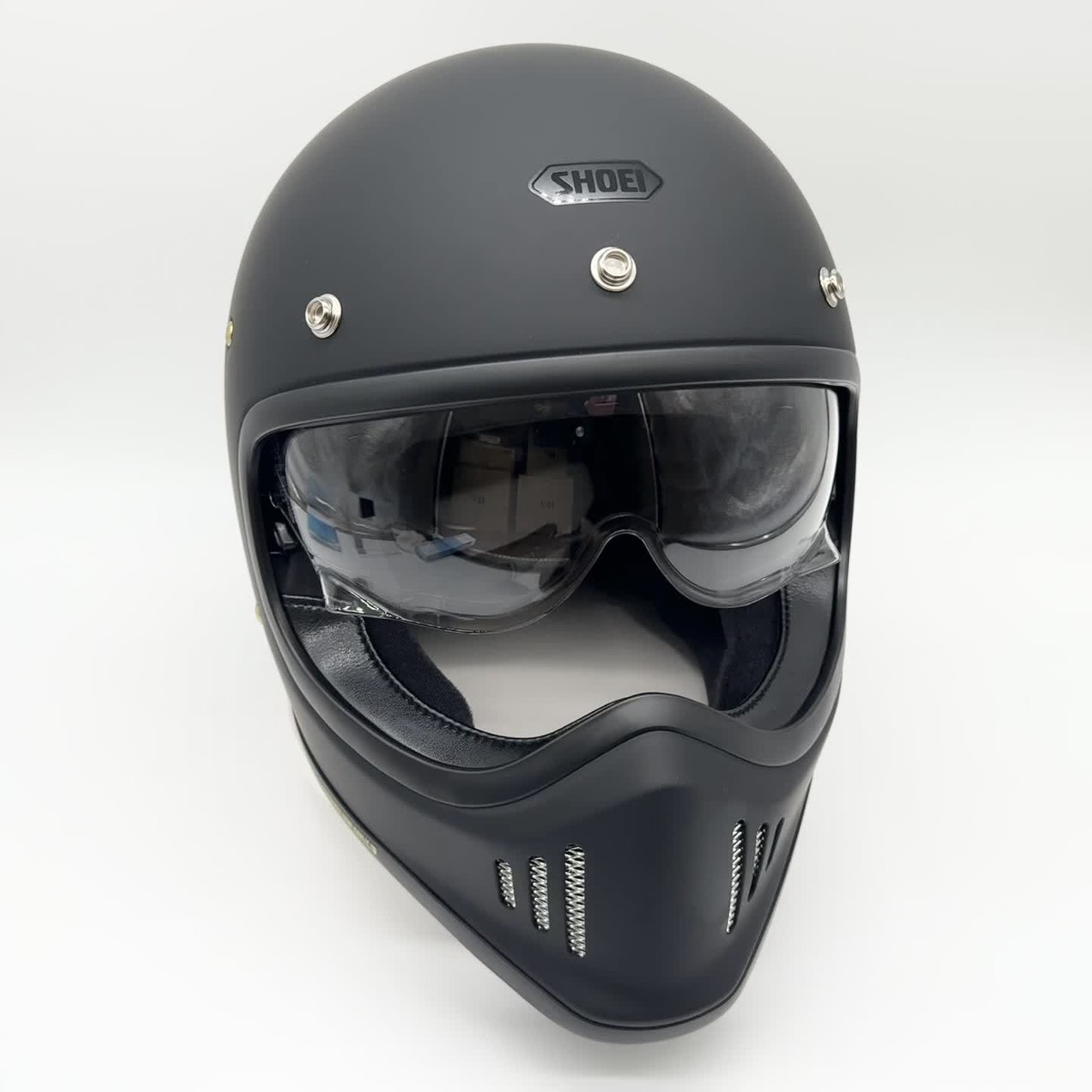 SHOEI EX-ZERO Matt Black Motorcycle Full Face Helmet Size XL 61cm