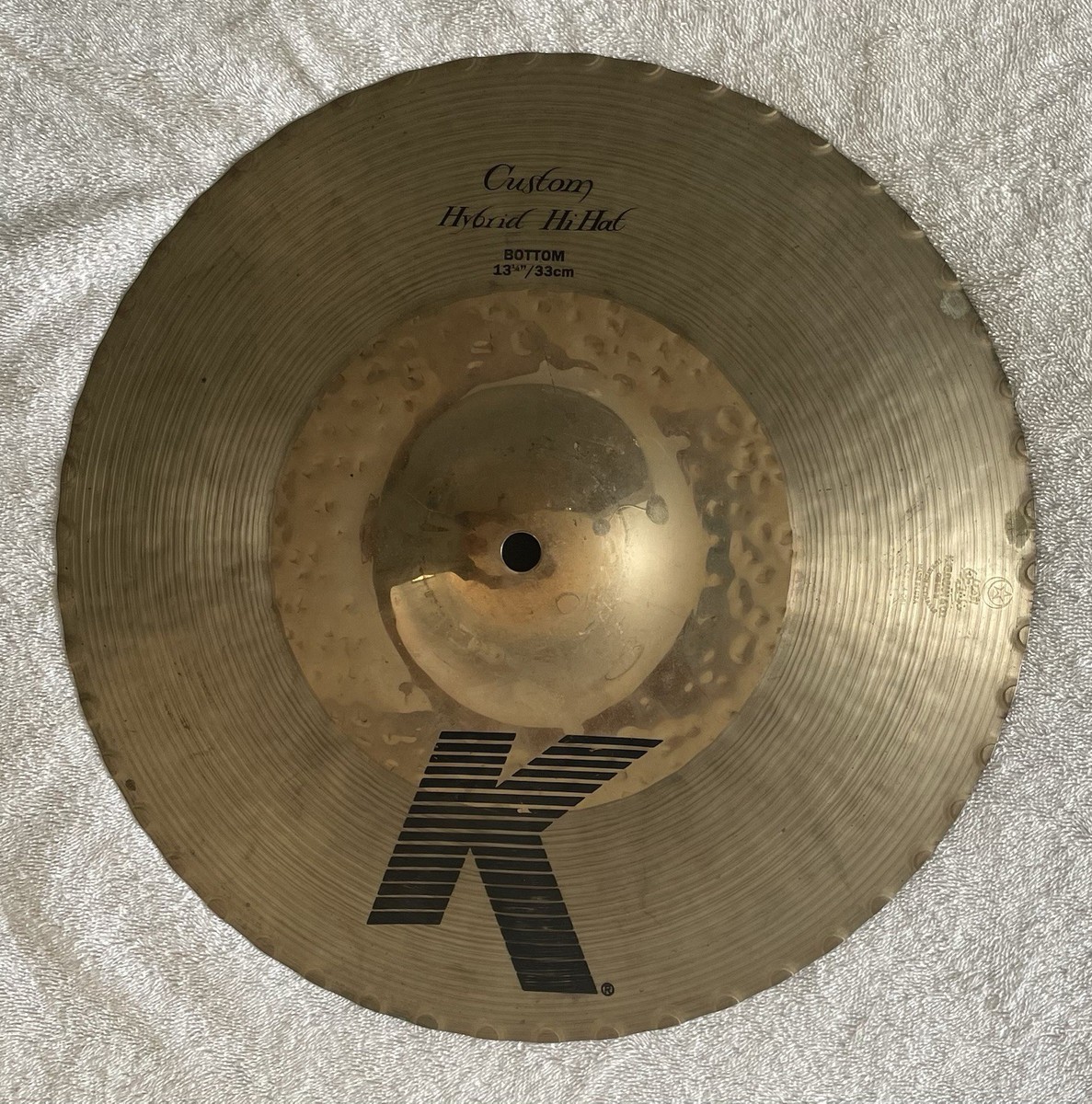 Zildjian 13.25” K Custom Hybrid Bottom Hi Hat | eBay