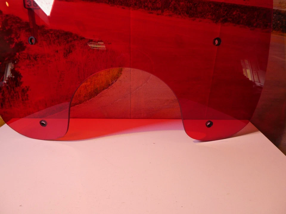 Parabrisas Harley 19" Softail Fat Boy FLSTN Rubí Transparente MEP6362 Memphis Tonos X1 Foto 3 de 4