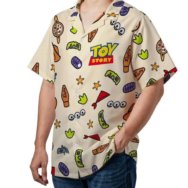Retro Toy Story Group Characters Hawaiian Shirt