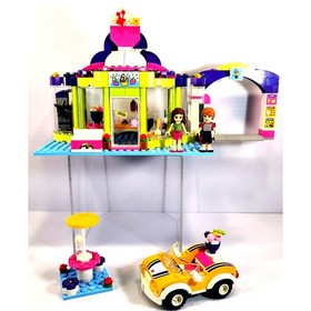 LEGO 41320 Friends HEARTLAKE FROZEN YOGURT SHOP, Complete, Used, See Pics/Descr.