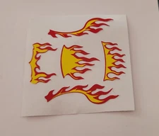 TYCO M.A.S.K. '57 Chevy Hurricane Flames Reproduction Stickers DIE CUT!