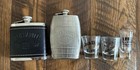 Jack Daniels Flasks And Shot Glasses Lot — photo 1