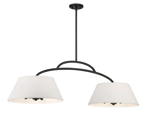 Minka Lavery 5398 Headington 6 Light 48"W Chandelier - Coal - Picture 1 of 8