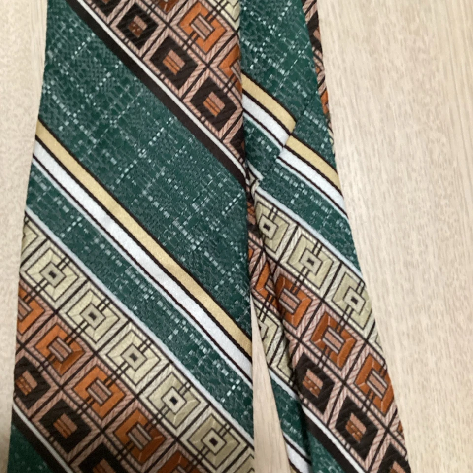 Corbata de cuello Via Ravenna verde multicolor Foto 2 de 4