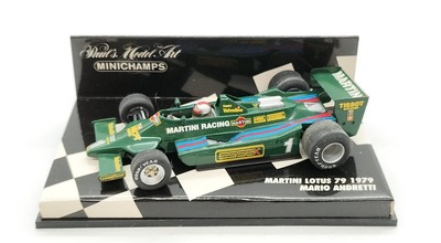 ミニカー MINICHAMPS Martini Lotus 79 & Terrell MINICHAMPS 1/43 MARTINI LOTUS 79 1979 MARIO ANDRETTI | eBay